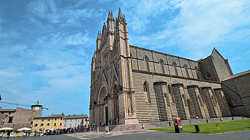 Orvieto, Cathedrals HD wallpaper