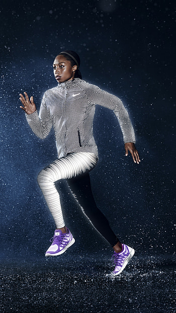 Allyson Felix, Running HD phone wallpaper