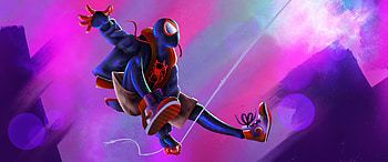 Miles Jump, spiderman, superheroes, artwork, digital-art, art HD wallpaper