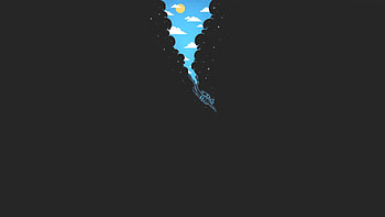 Scuba Diving Minimalism, scuba-diving, minimalism, artist, artwork, digital-art HD wallpaper