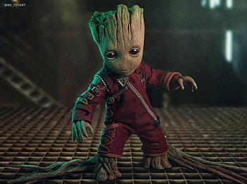Baby Groot , baby-groot, artwork, digital-art, superheroes, groot HD wallpaper