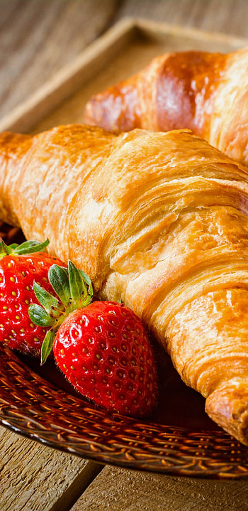 Food croissant, Delicious snack, Gastronomy, Tasty treat HD phone wallpaper