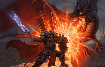 Fantasy, Art, Weapon, Shield, Dragon, Monster, Battle, Spear HD wallpaper