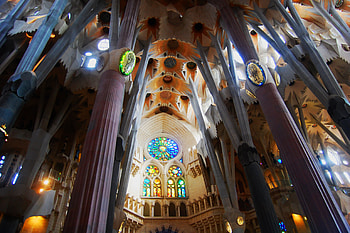 Gaudi's genius, Spiritual sanctuary, Striking design, Artistic brilliance HD wallpaper