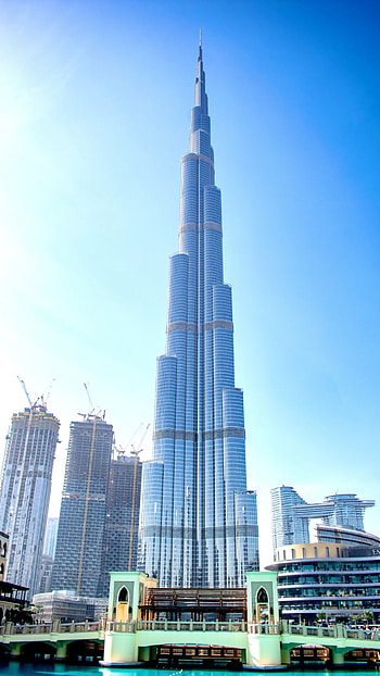 Burj Khalifa, Top 20 backgrounds, Stunning views, Dubai's pride HD phone wallpaper
