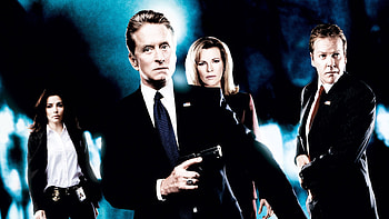 Michael Douglas, Kiefer Sutherland, Eva Longoria, Kim Basinger HD wallpaper