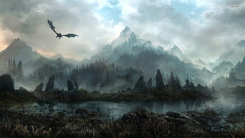 Skyrim . HD wallpaper