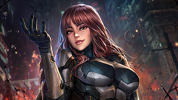Batgirl Tactical Suit, batman, superheroes, artwork, artist, deviantart HD wallpaper