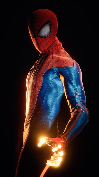 Spider man, hero, spiderman HD phone wallpaper