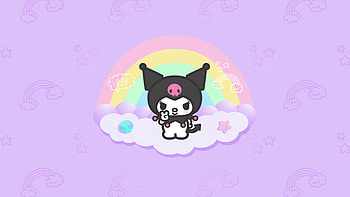 Cute Kuromi - Onegai My Melody Background, Anime, sanrio, Onegai My Melody, Kuromi (Onegai My Melody), cute, cute anime HD wallpaper
