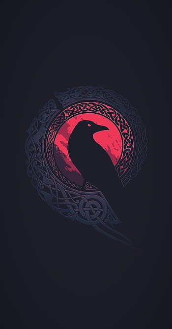 Norse Raven - Novocom.top, Nordic HD phone wallpaper