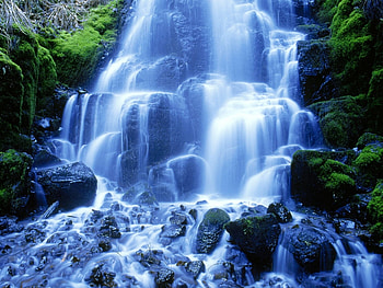 Landscape, Waterfalls HD wallpaper