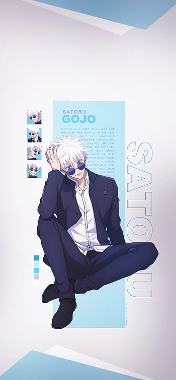 Satoru Gojo Anime : A Stylish Jujutsu Kaisen Touch, Anime, Jujutsu Kaisen, Satoru Gojo, white anime HD phone wallpaper