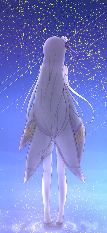 Emilia — Starlit Reverie (Re:Zero ), Emilia (Re:ZERO), Anime, Re:Zero - Starting Life in Another World HD phone wallpaper