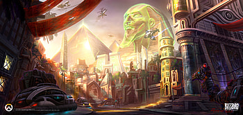 Overwatch Temple Of Anubis , overwatch, games, xbox-games, ps-games, pc-games, 2017-games, deviantart, temple HD wallpaper