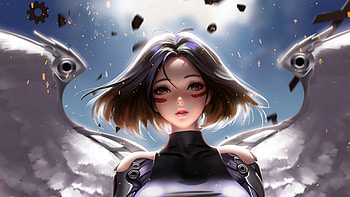 Alita Battle Angel Digital Art, alita-battle-angel, artist, artwork, artstation, digital-art, fantasy-girls, illustration HD wallpaper