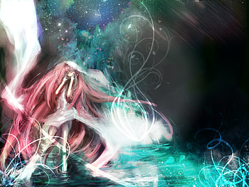 Sweet Tune, radical, glow, awesome, stars, nice, digital, white, bird, art, exotic, girl, singer, pink hair, anime girl, anime, pretty, drawing, light, megurine, virtual, blue, river, animal, colorful, flute, luka, black, song, seagull, vibe, cute, vocaloid, digital art, dress, beauty, music, painting, aristic, vocaloids, megurine luka, water, sun, program, beautiful, diva, shiny, pink, white dress, cool, waterfall, space, idol HD wallpaper