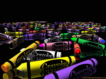 crayola. jpg, colors, crayons, scattered, draw HD wallpaper