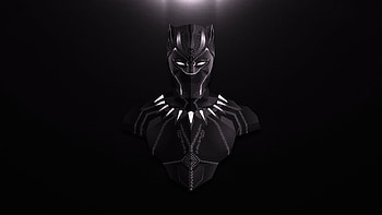 Black Panther Lowpoly Minimalist, black-panther, super-heroes, artist, artwork, digital-art, minimalism, minimalist, behance HD wallpaper