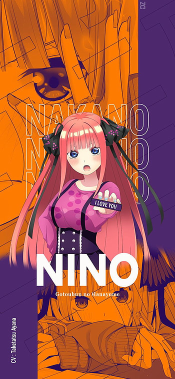 I Love You, Gotoubun, Nakano, Nino HD phone wallpaper