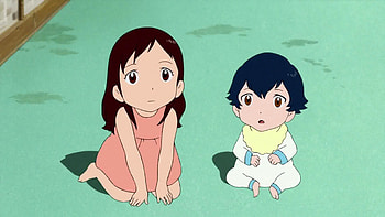 Wolf Children anime, Ame to Yuki HD wallpaper