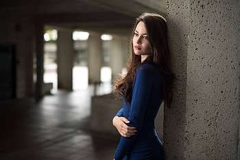 Women Looking Away, girls, model HD wallpaper