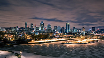 Landscape, Cities, Night HD wallpaper