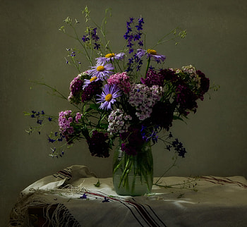 ღ, Flowers, Bouquet, Colorful, Vase HD wallpaper