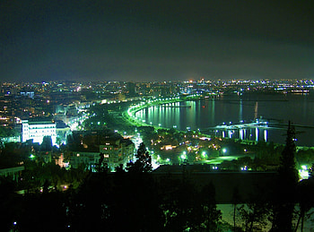 Baku - Azerbaijan, Europe, Azerbaijan, Baku, Asia, Cities, Middle East HD wallpaper