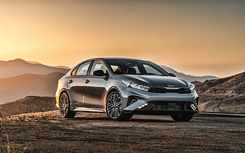2022, Kia Forte, , front view, exterior, new gray Kia Forte, Korean cars, Kia HD wallpaper
