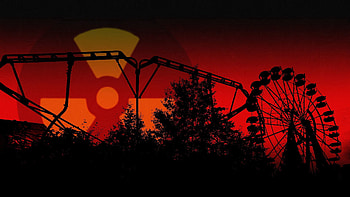Vector, Ferris Wheel, Slides HD wallpaper
