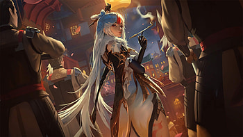 Genshin Impact gaming, Artistic , Immersive world, Epic gameplay HD wallpaper