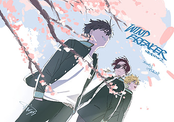 Anime, Wind Breaker, Hayato Suou, Haruka Sakura, Akihiko Nirei HD wallpaper