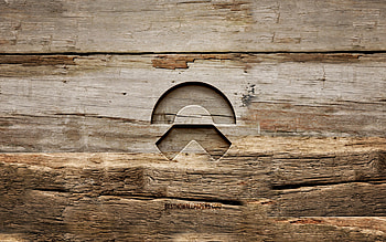 NIO wooden logo, , wooden backgrounds, cars brands, NIO logo, creative, wood carving, NIO HD wallpaper