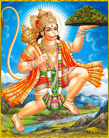 Hanuman flying with the mountain in his hand. Hanuman jayanthi, Lord hanuman, Hanuman HD phone wallpaper
