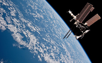 International Space Station, Space marvel, Astronaut's view, Orbiting laboratory HD wallpaper