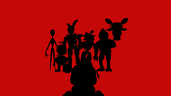 Five Nights at Freddy's all different game charter's from fnaf ... HD wallpaper