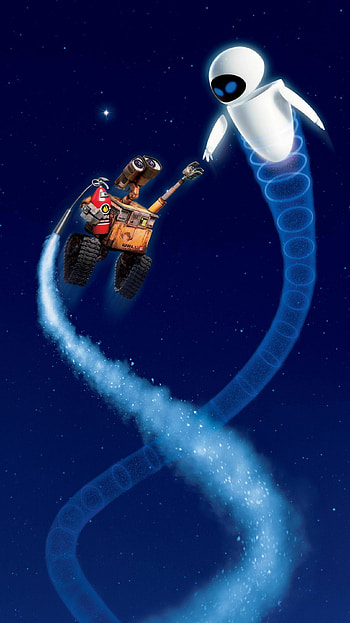 WALLE and EVE, Memorable duo, Heartwarming connection, Adventure awaits HD phone wallpaper
