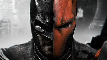 Batman V Deathstroke , batman, deathstroke, superheroes, artist, artwork, digital-art, artstation HD wallpaper