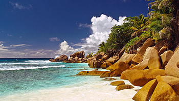 Landscape, Sea, Beach HD wallpaper