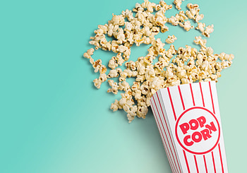 Box, Popcorn HD wallpaper