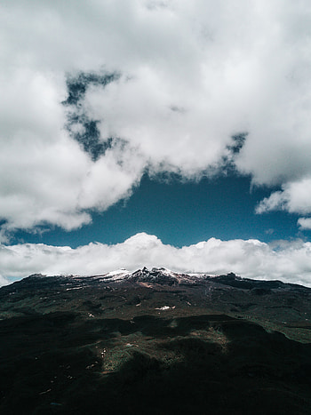 Landscape, Nature, Mountains, Clouds, Vertex, Top, Foothills, Foothill HD phone wallpaper