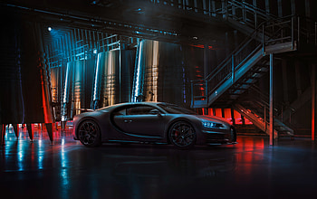 Black Bugatti Chiron 2020 , bugatti, 2020-cars, cars, behance HD wallpaper