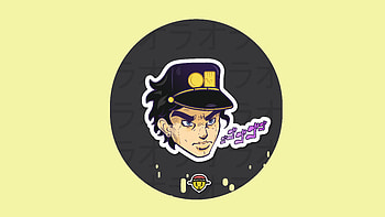 Jotaro Kujo, Minimal, JoJo's Bizarre, anime boy HD wallpaper