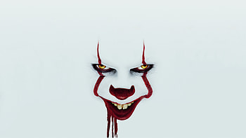 IT chapter two, clown, smile, minimal, poster, 2019 HD wallpaper