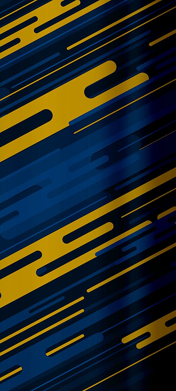 Blue and yellow patter, new, perfect, patterns, unique HD phone wallpaper