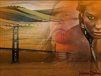 Sweet memories of a warrior, bridge, indian, warrior, memories HD wallpaper