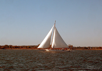 Chesapeake Bay Skipjack, Chesapeake Bay, Maryland, Oyster Boat, Skipjack HD wallpaper