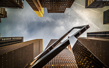 Skyscraper Architecture Worms Eye View, skyscraper, graphy, architecture HD wallpaper