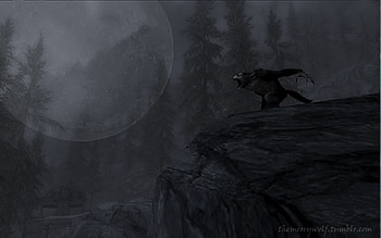Skyrim Werewolf by TheMerryWolf Skyrim Werewolf by TheMerryWolf HD wallpaper